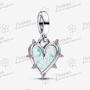 Pandora Friendship Opalescent Double Dangle Charm